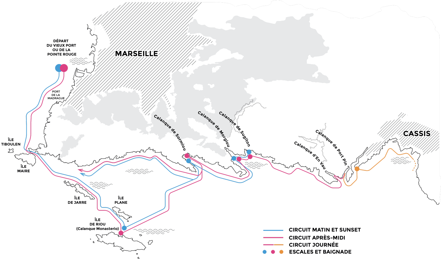 carte du circuit calanques desktop