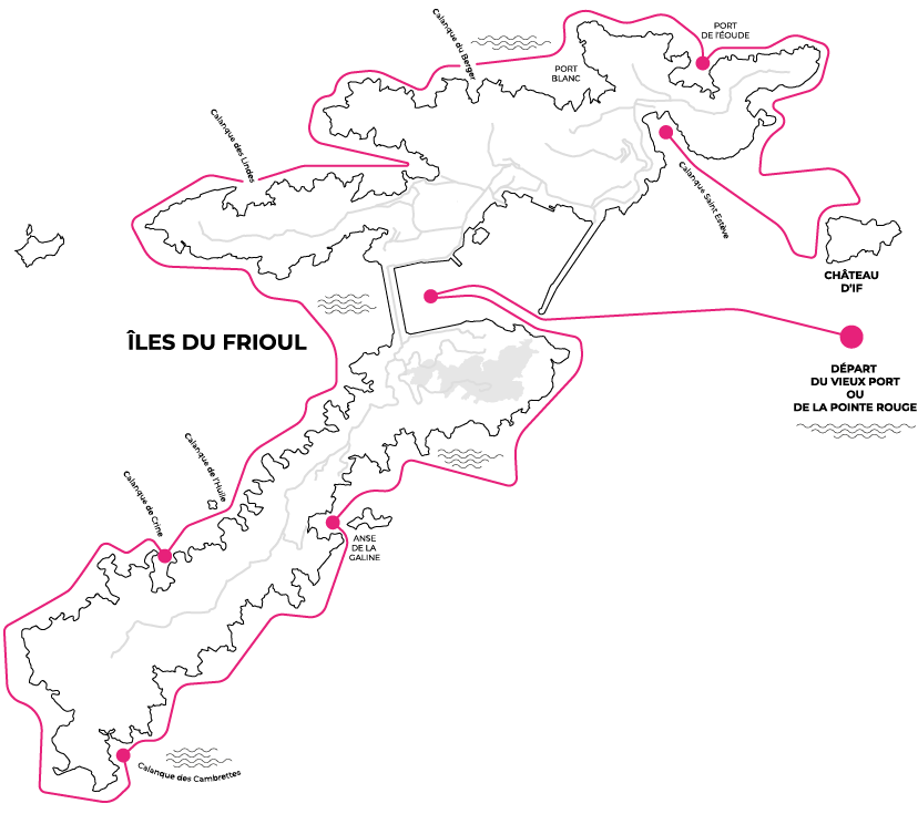 carte des ïles du frioul desktop