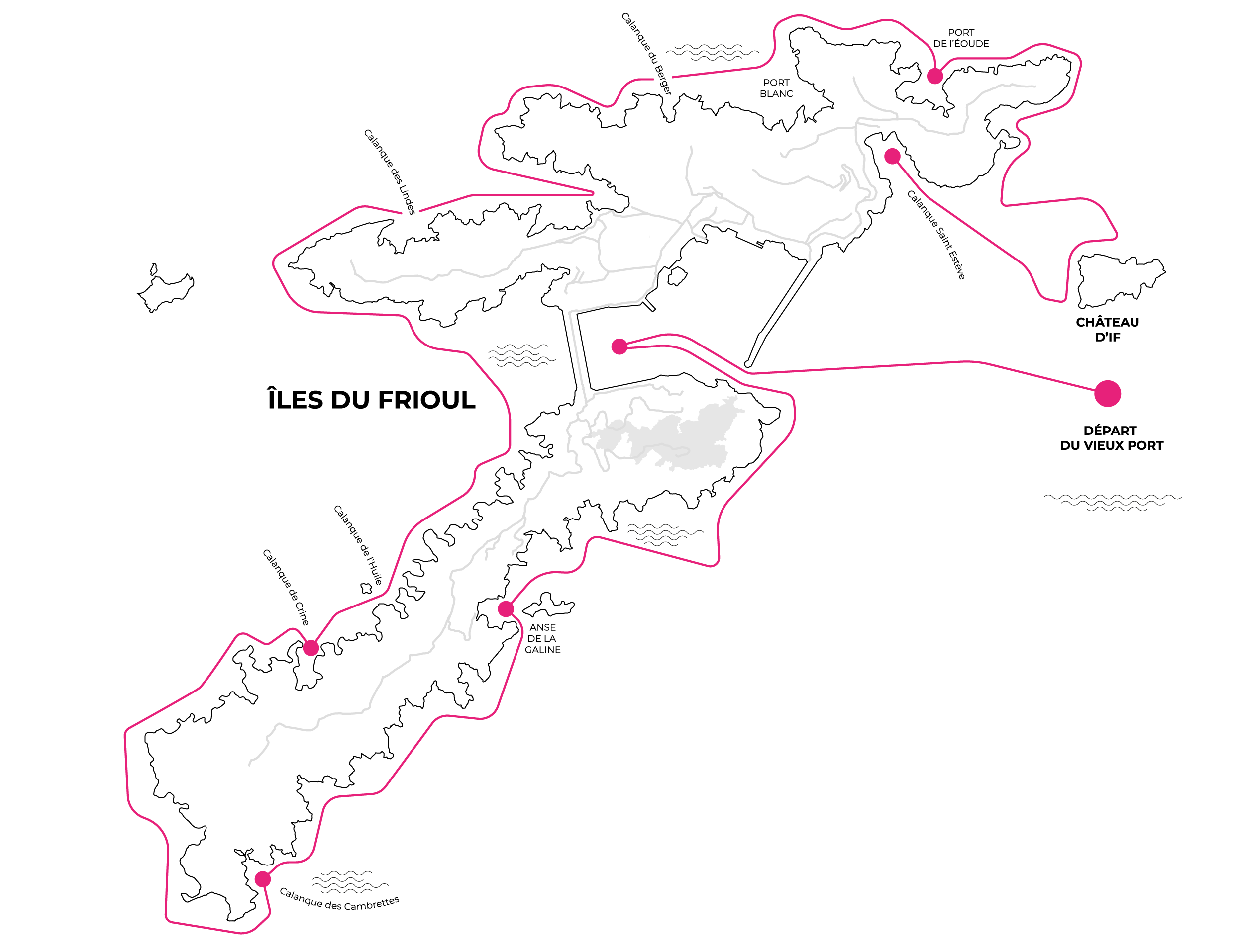 carte des ïles du frioul desktop